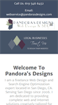 Mobile Screenshot of pandorasdesigns.com